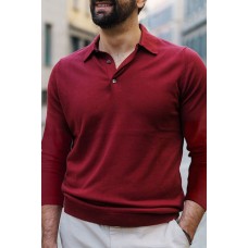 Lapel Polo Shirt Men's Short Sleeve Men's Casual Long Sleeve Top