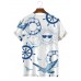 Marine Graphic Print Short Sleeve T-Shirt